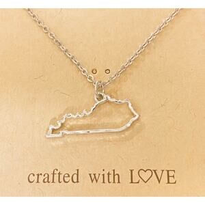 Kentucky Silver Necklace